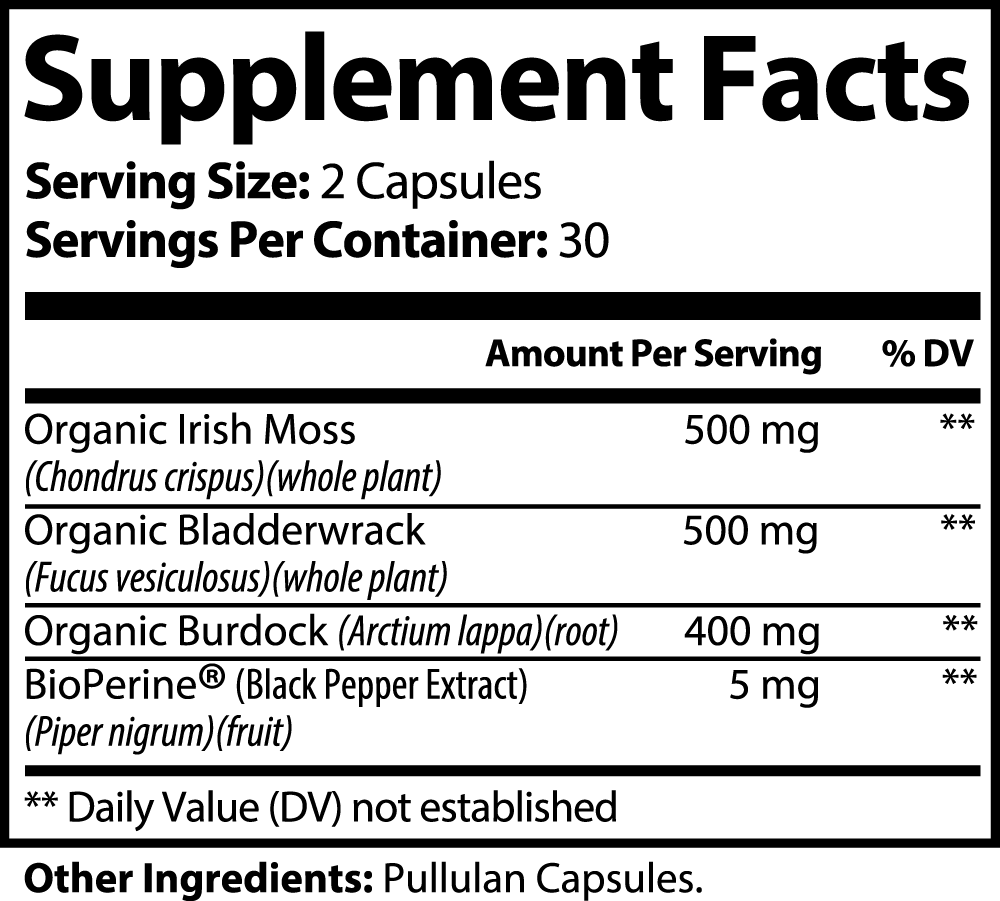 IROIKO | Sea Moss | 60 Capsules
