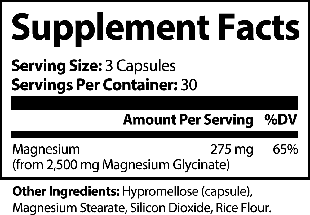 IROIKO | Magnesium Glycinate | 90 Capsules