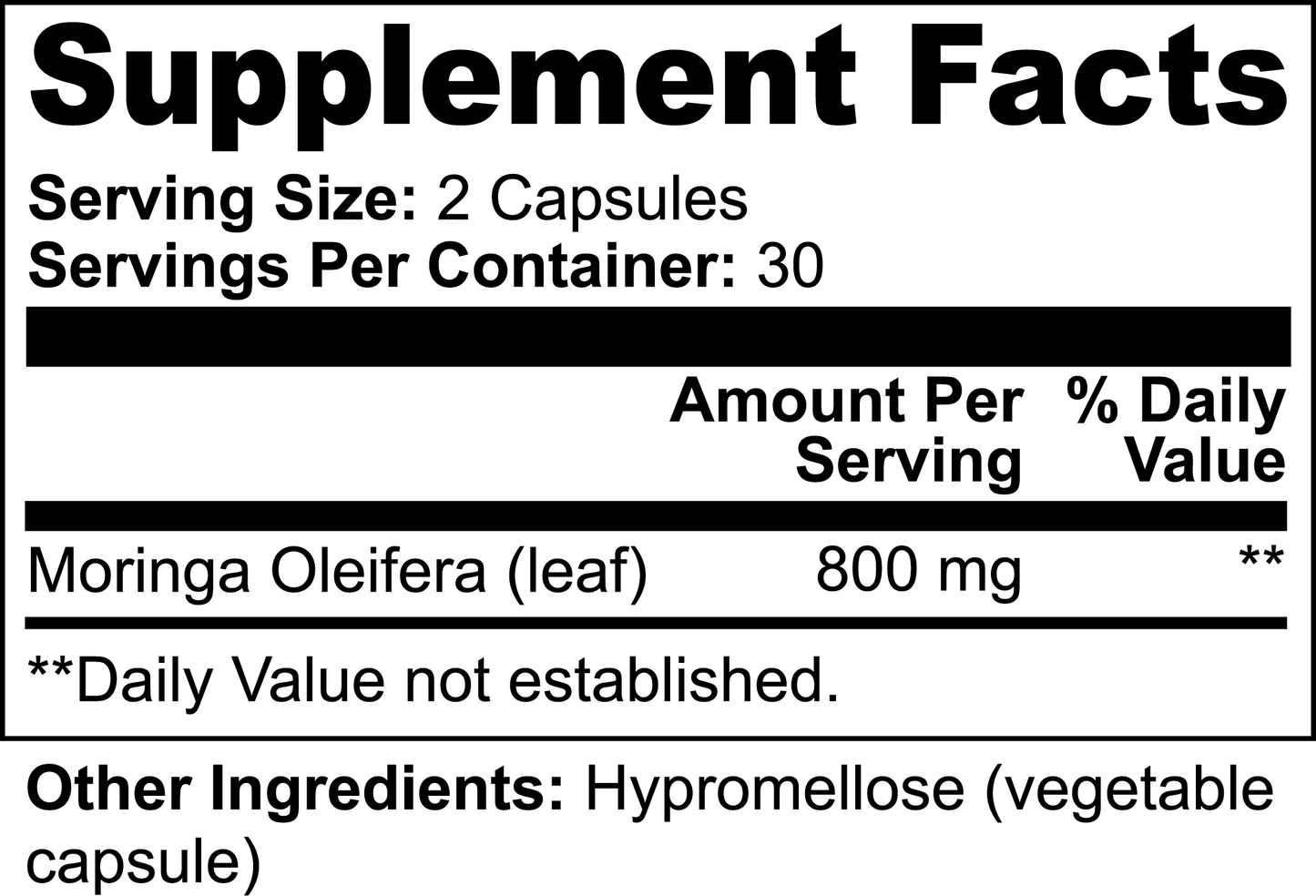 IROIKO | Moringa Pure | 60 Capsules